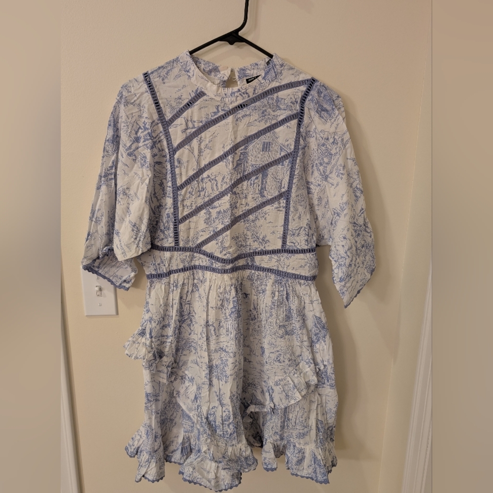 Asos | High Neck Toile Skater Dress